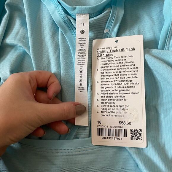 Swiftly Tech Racerback Tank Top 2.0 
Race Length - Picture 7 of 7